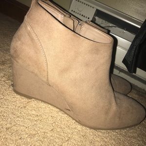 short heeled booties